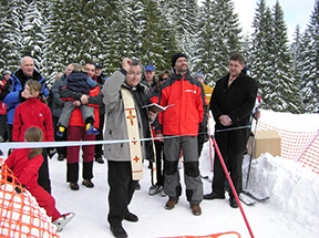 Požehnanie novej lanovke. /foto: Peter Brňák 02.02.2007/