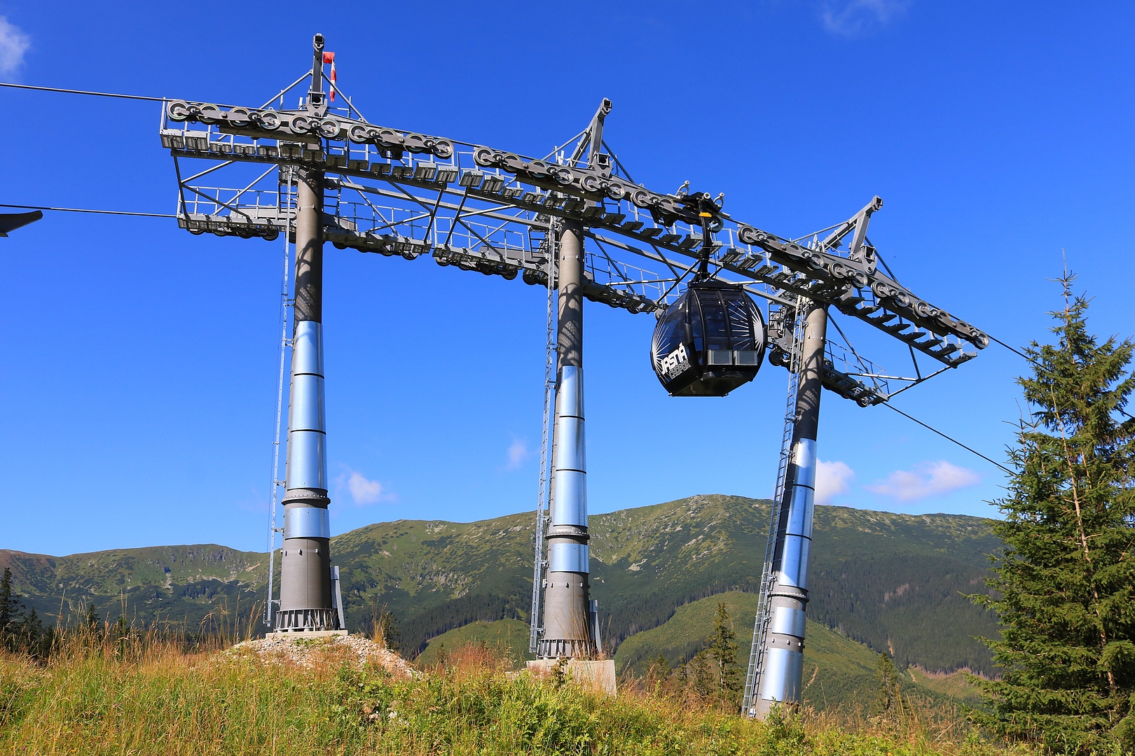 podpěry č. 7A, 7B a 7C  - foto: Radim Polcer 30.07.2024