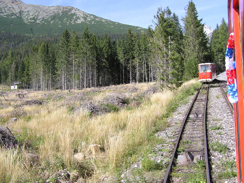 Posledné míňanie vozňov po 37 rokoch.  - foto: Peter Brňák 16.09.2007