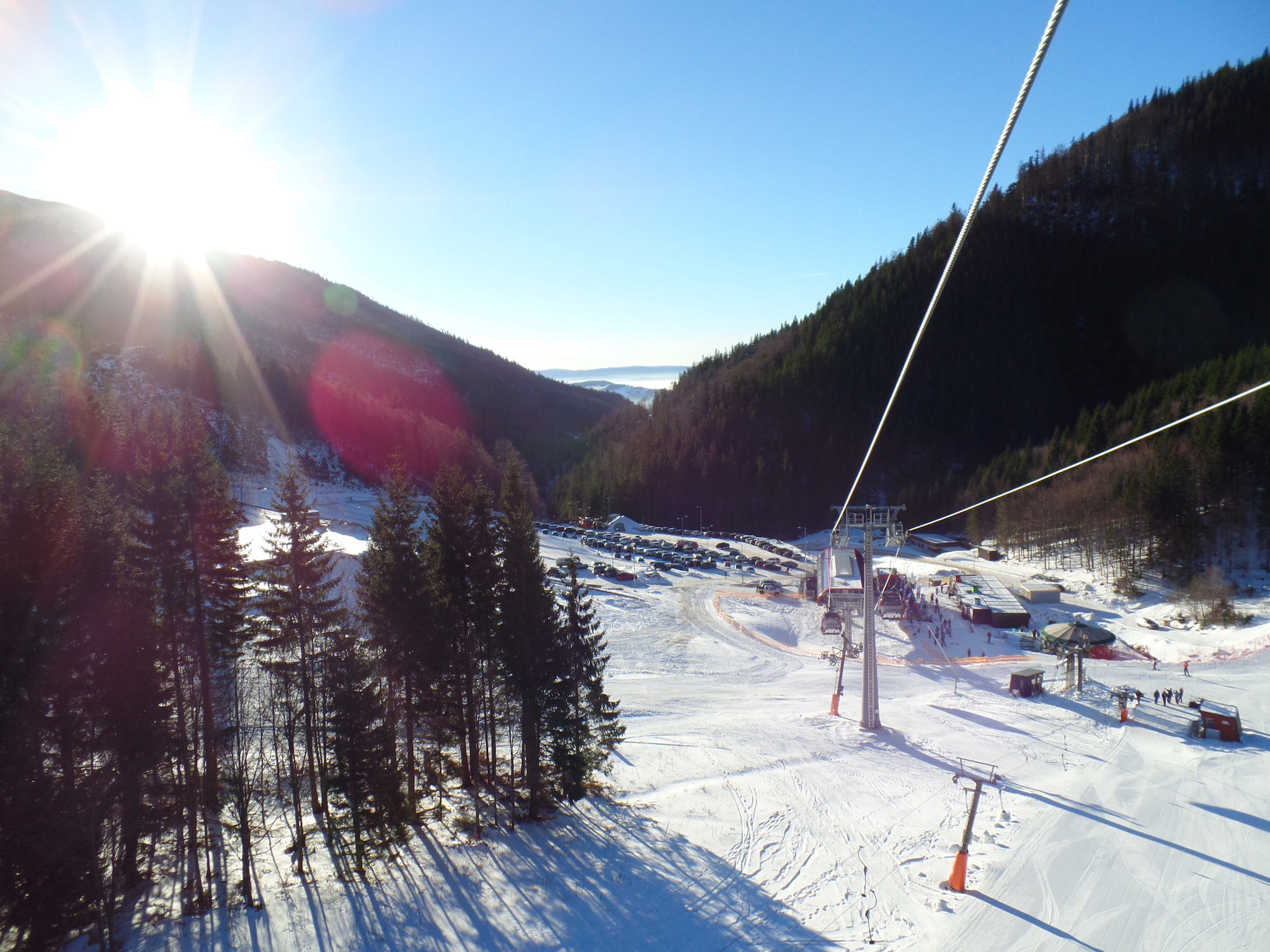 Prvá jazda lanovky 23. decembra 2016  - foto: Matej Petőcz 23.12.2016