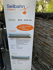 Kabínková lanovka systému 3S v nemeckom meste Koblenz /foto: Matej Petőcz 20.4.2019/