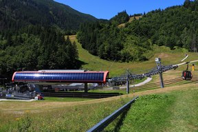 dolní stanice a tlačné podpěry č. 1A a 1B /foto: Radim Polcer 30.07.2024/