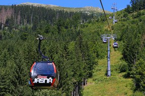 rozpětí lana mezi podpěrami č. 3 a 2 /foto: Radim Polcer 30.07.2024/